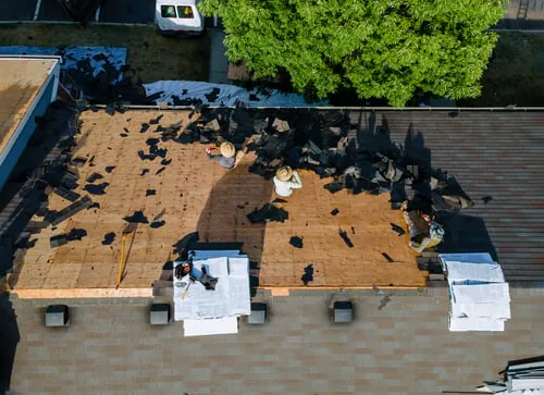 Pacific Roofing LLC team at work